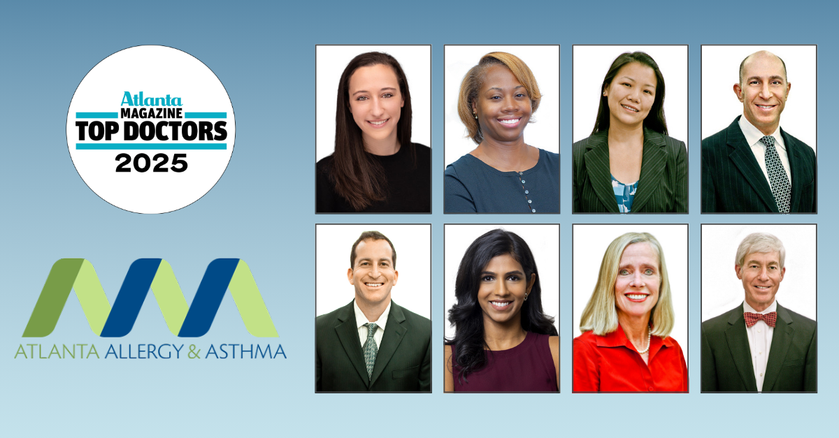 Nine Atlanta Allergy & Asthma Physicians Receive Top Doctors Honors in Atlanta Magazine